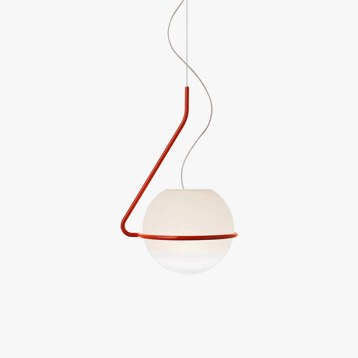 Minimalistisk cirkelformad pendellampa