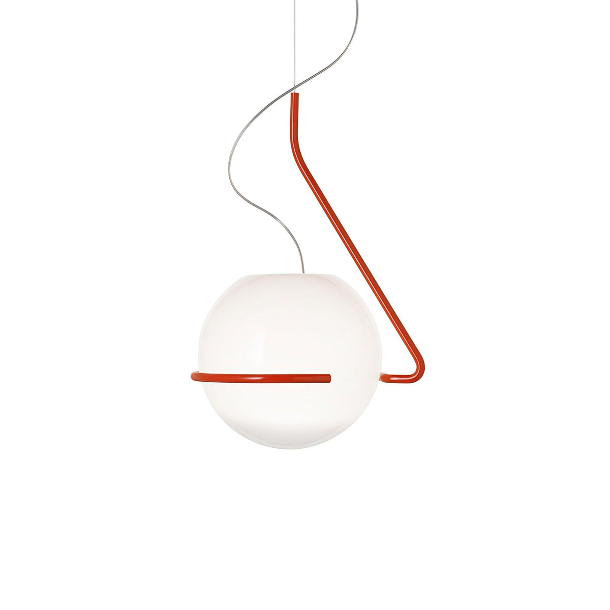 Minimalistisk cirkelformad pendellampa