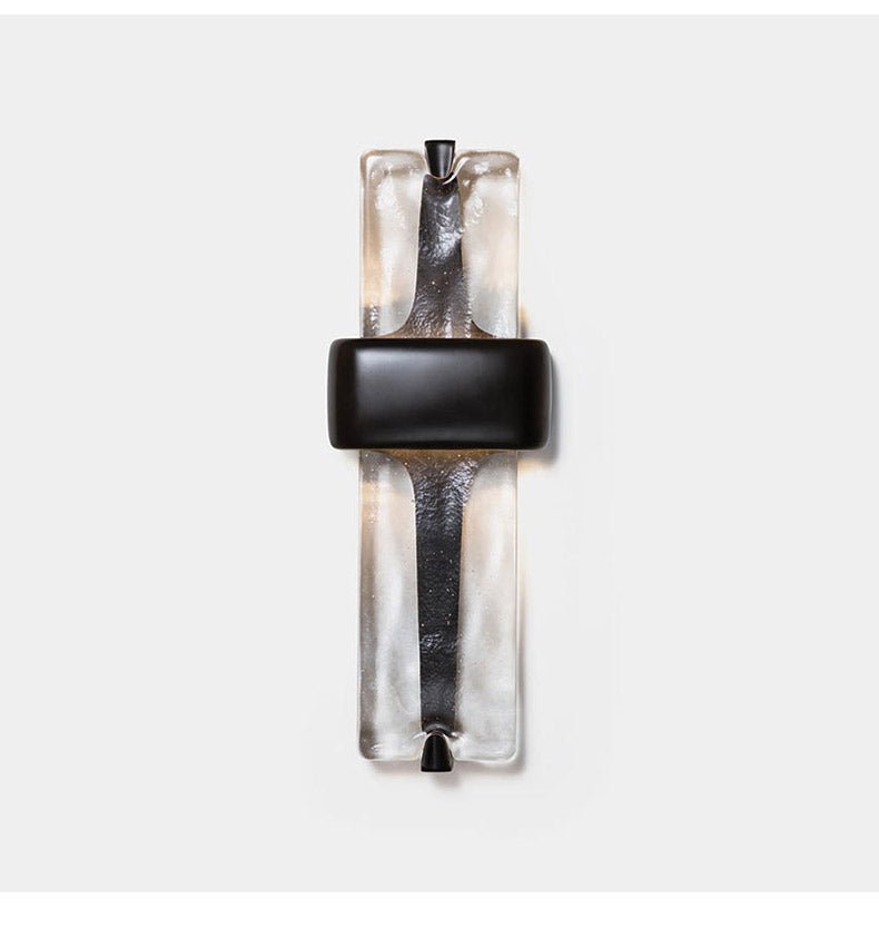 Ilmara exklusiv nordisk konstnärlig vägglampa i glas