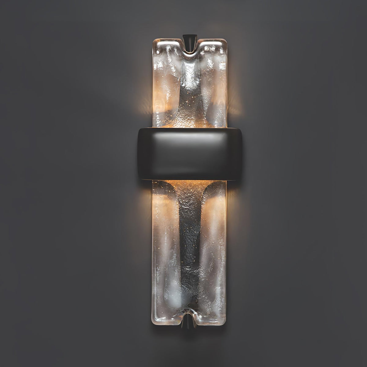 Ilmara exklusiv nordisk konstnärlig vägglampa i glas