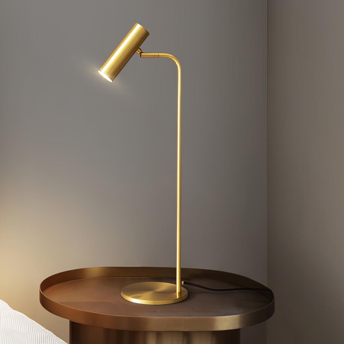 Briona industriell bordslampa i mässing