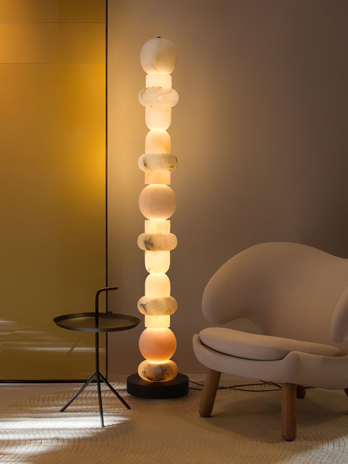 Nostix golvlampa i alabaster
