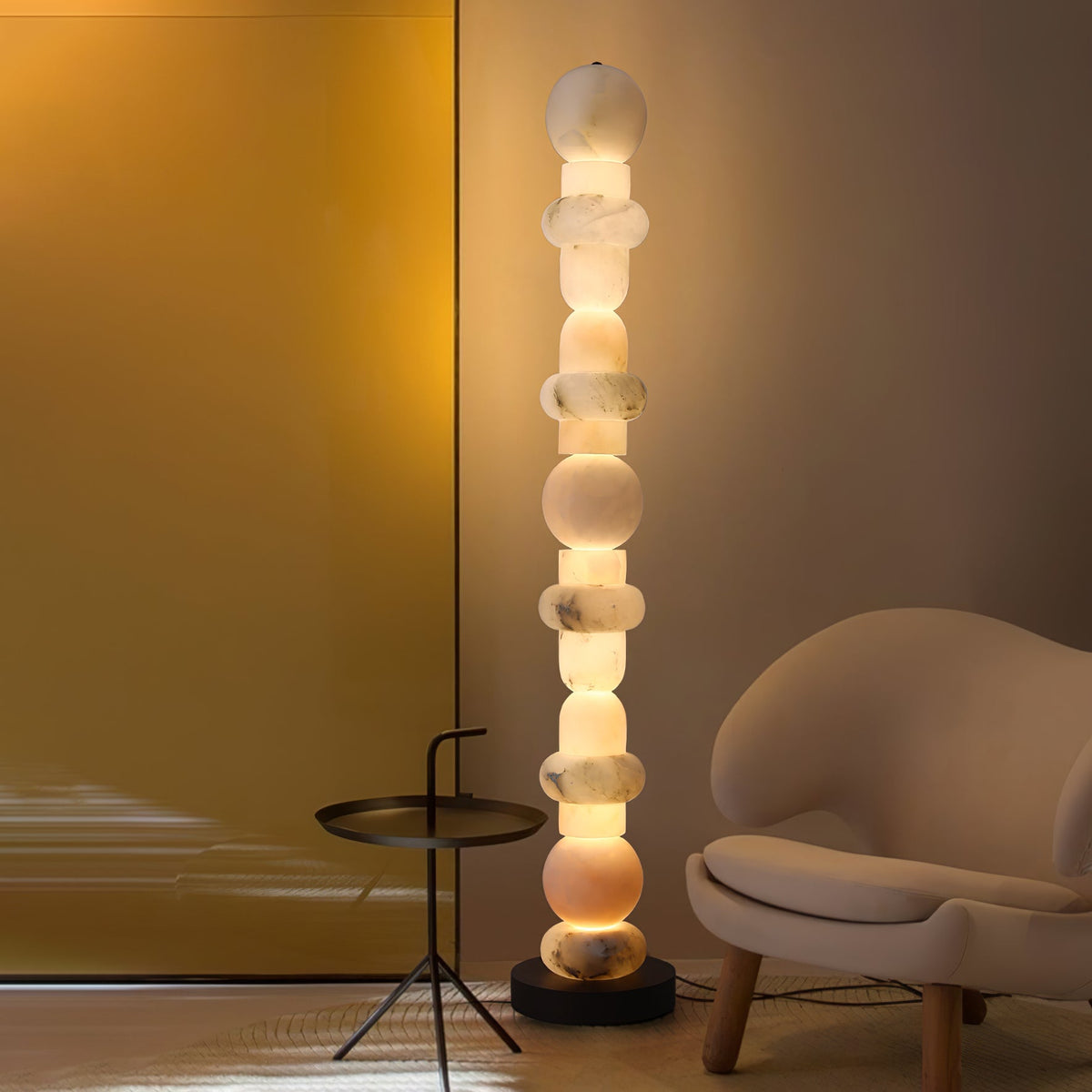 Nostix golvlampa i alabaster
