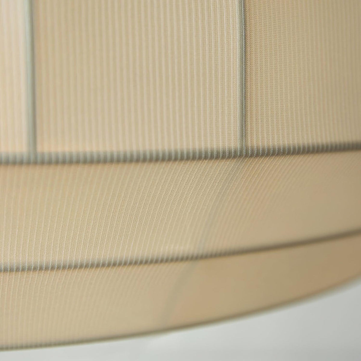 Taro Pendant Lamp Silk Shade White Fabric Vertical Lines Soft Modern Minimalist