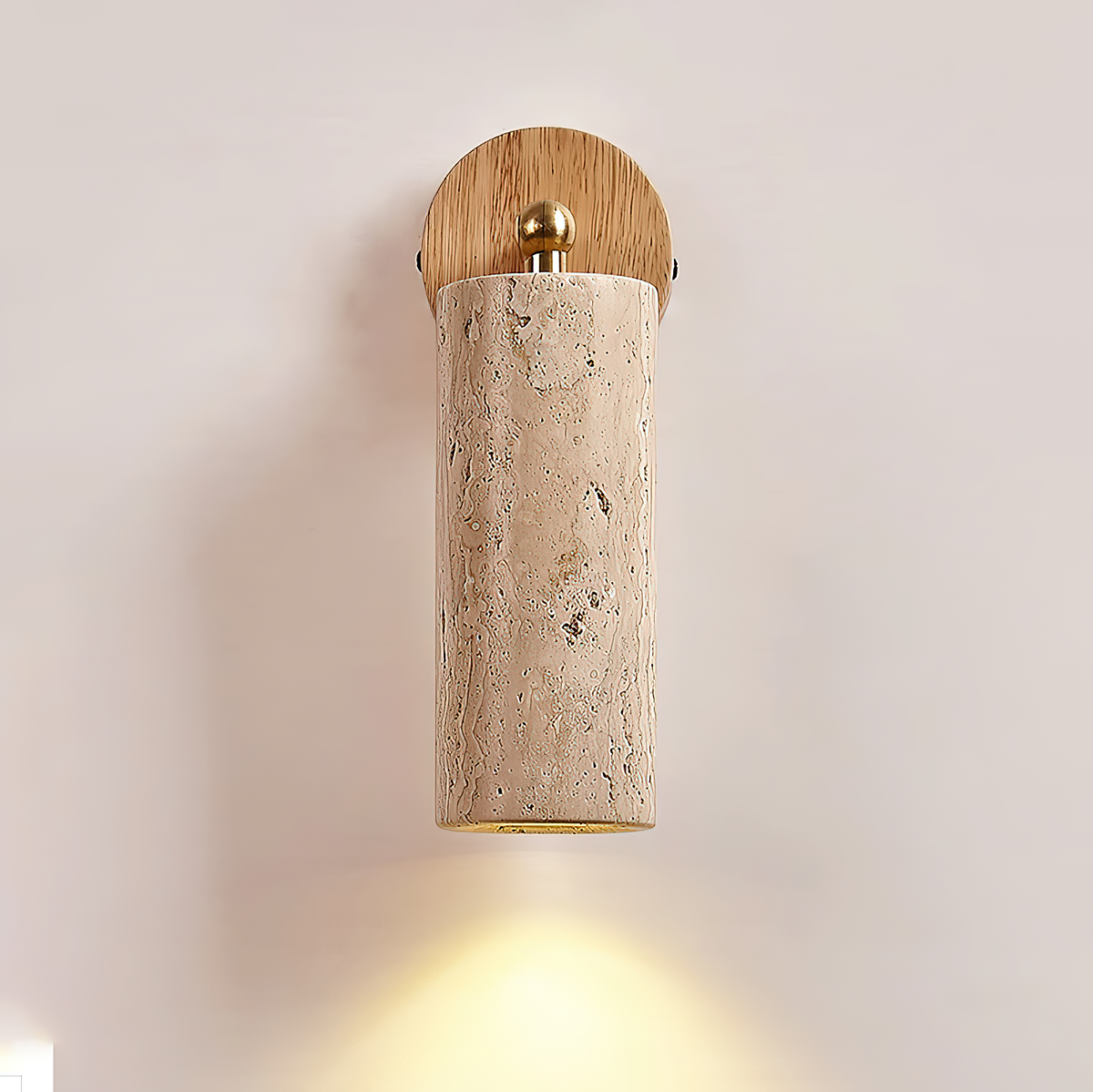 Seralella-travertiiniseinävalaisin