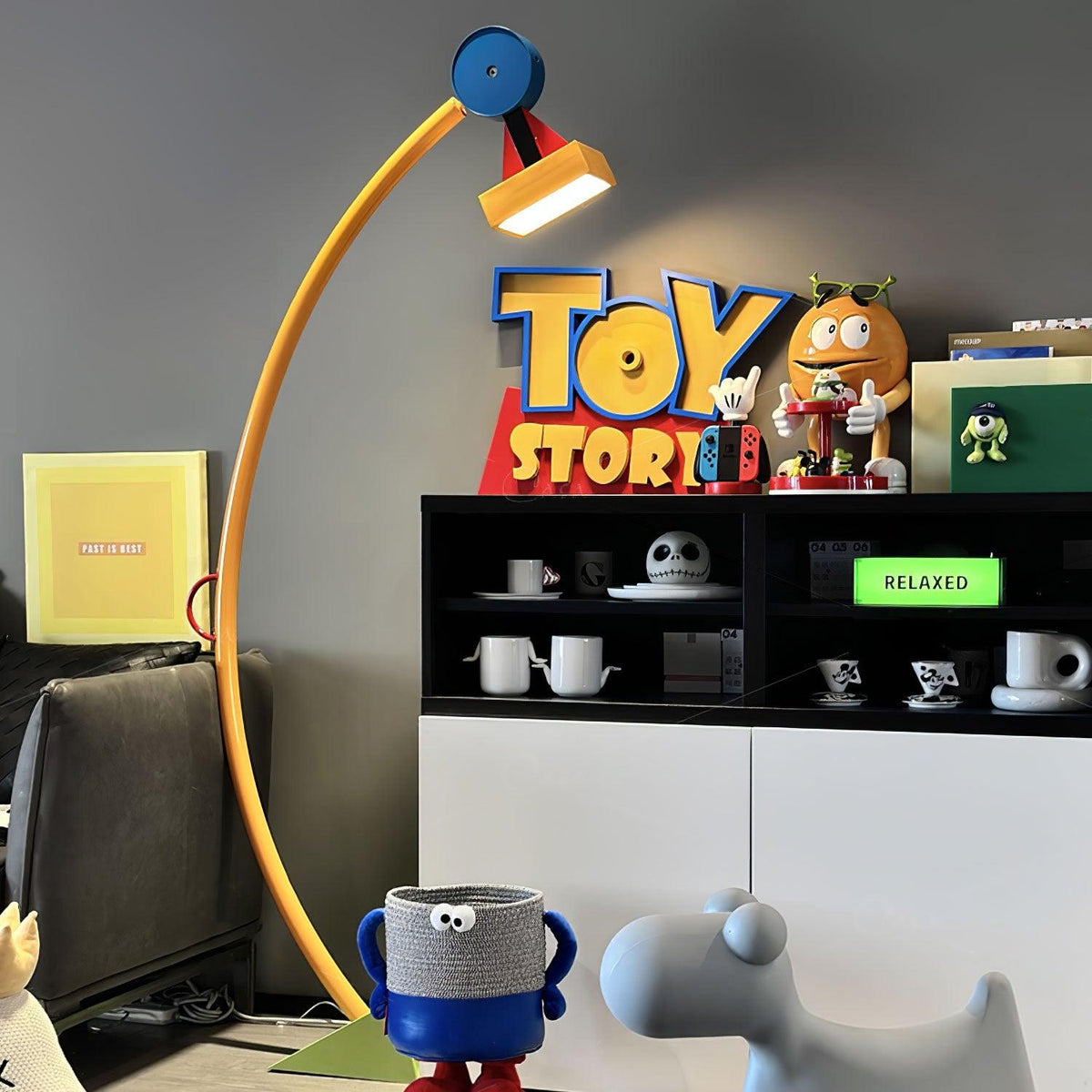 Ecori konstnärlig golvlampa i akryl
