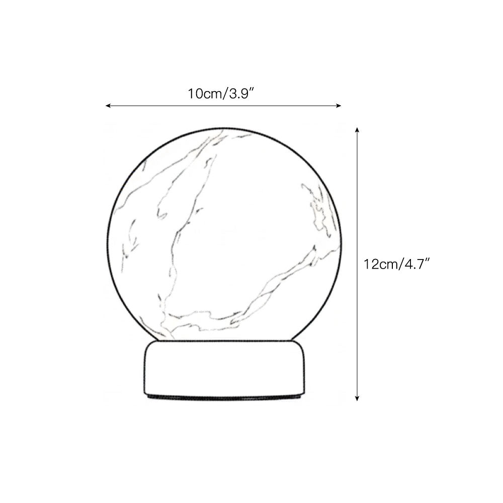 Trevi Orb -kannettava pöytävalaisin (ladattava)