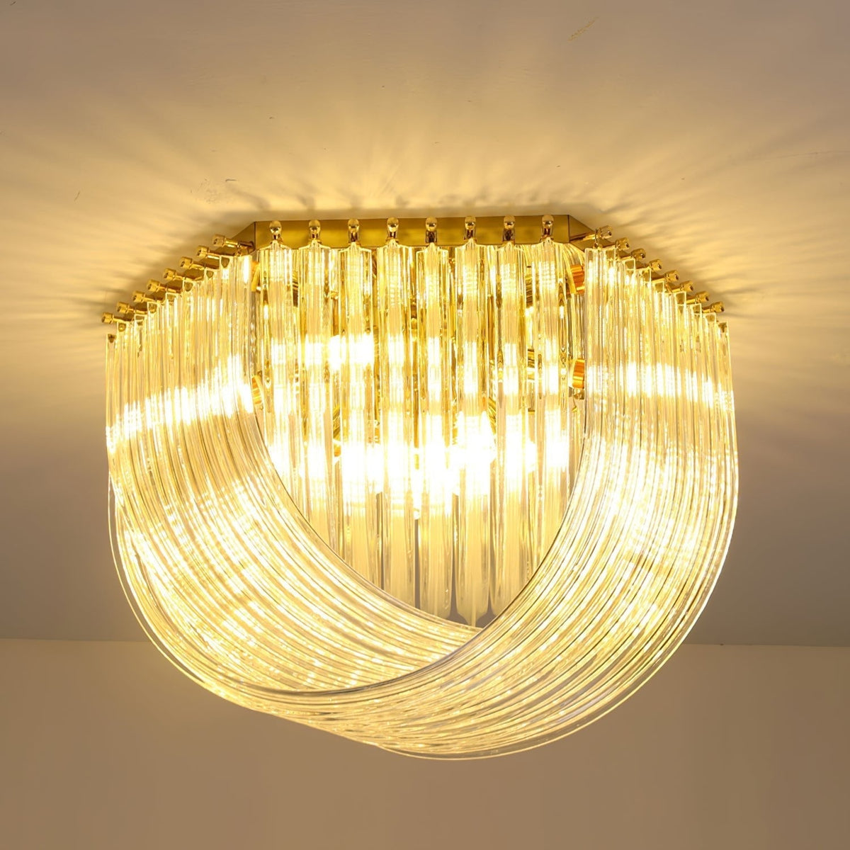 Nern postmodern lyxig taklampa i glas