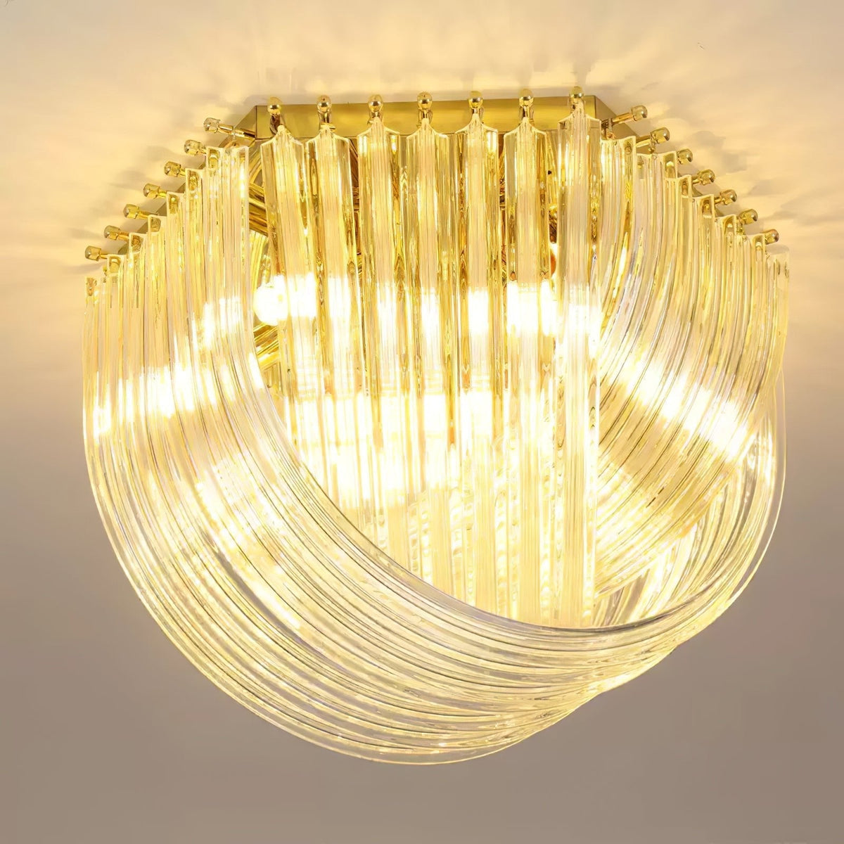 Nern postmodern lyxig taklampa i glas
