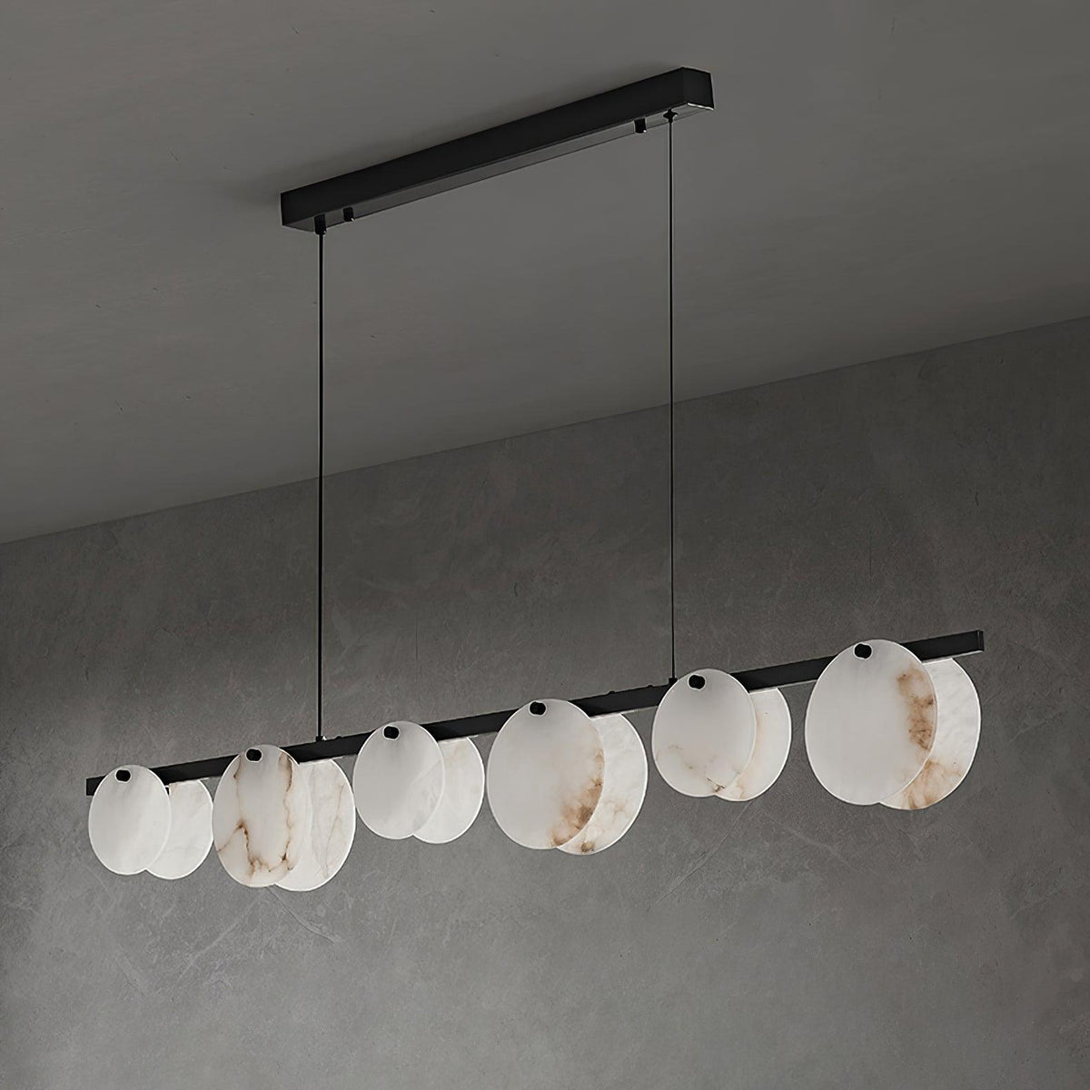 Olirel Linear Alabaster Pendant Light