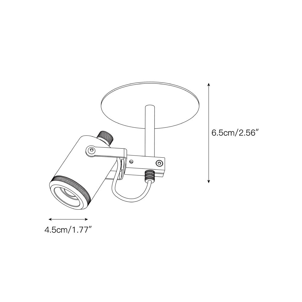 Triton Kael fokuserad LED-plafond