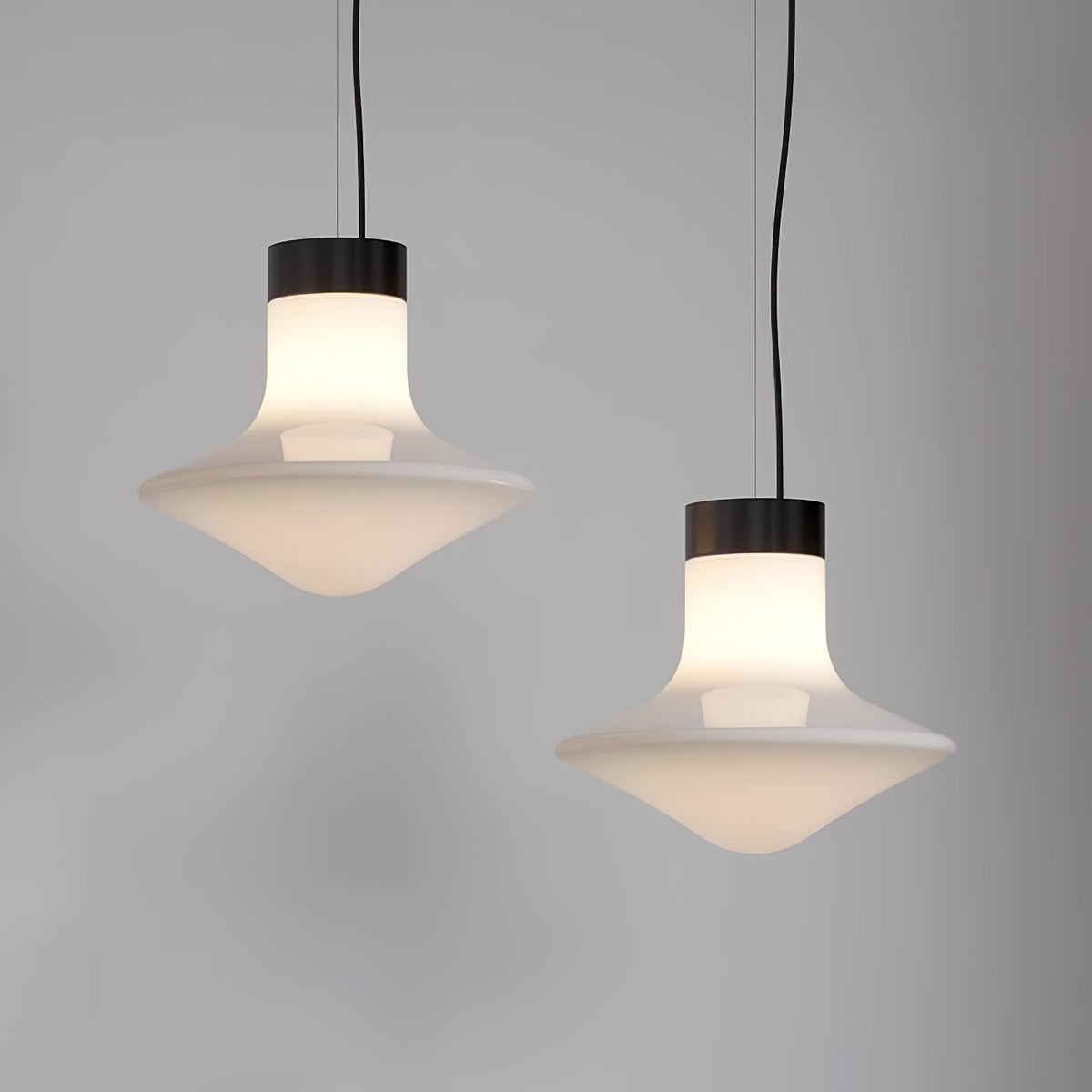 Esoleth førsteklasses nordisk kunstnerisk pendellampe i glas