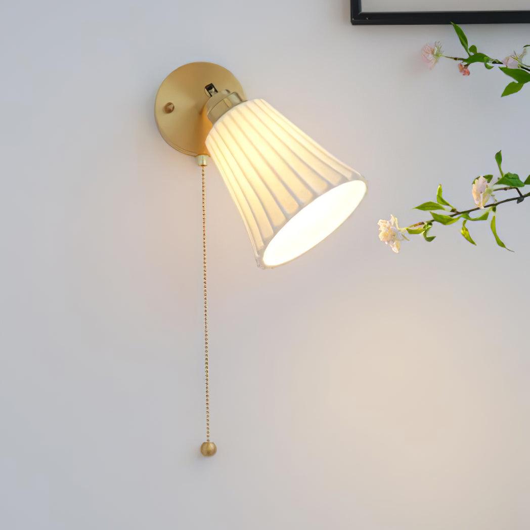 Nominex vintage vegglampi úr keramiki