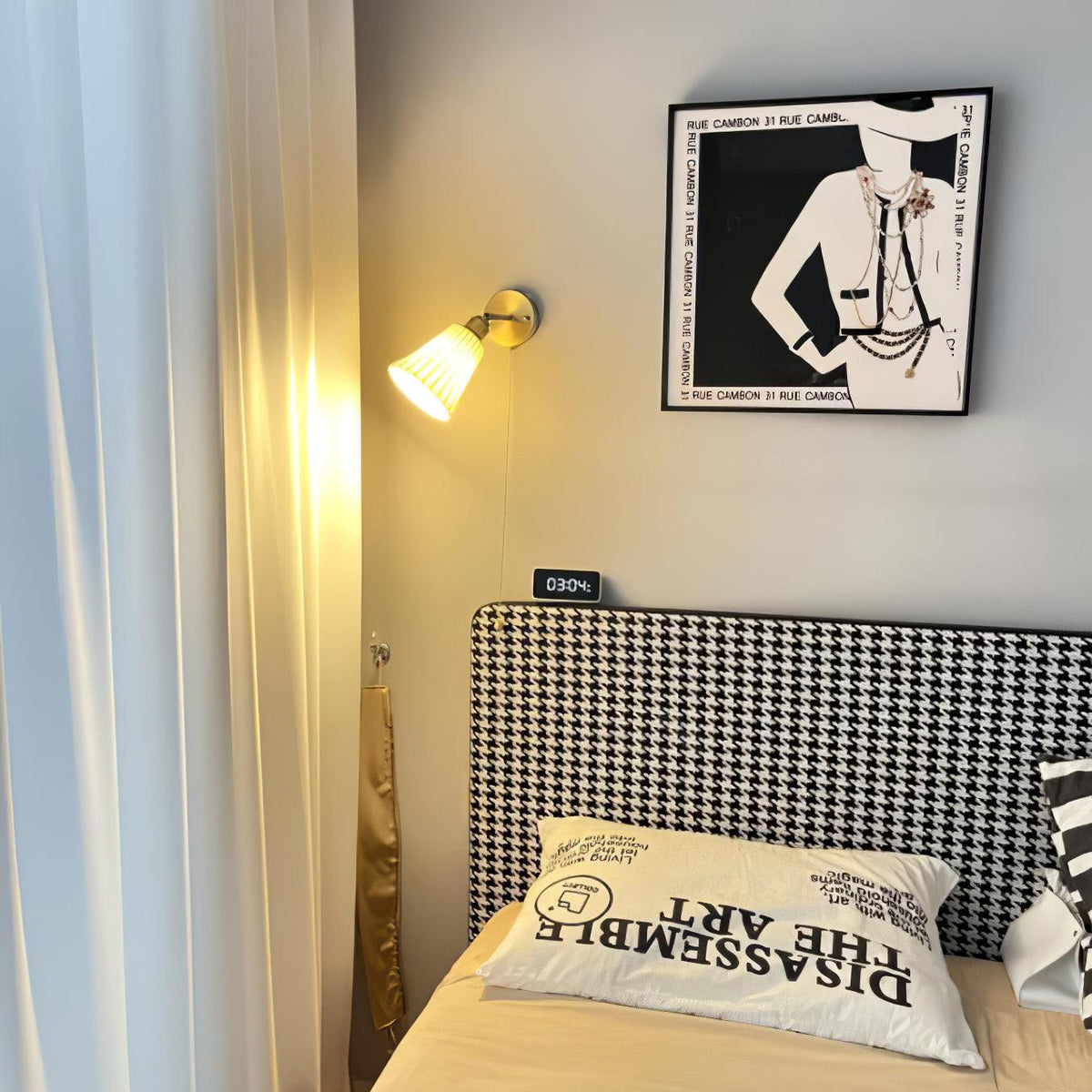 Nominex vintage vegglampi úr keramiki
