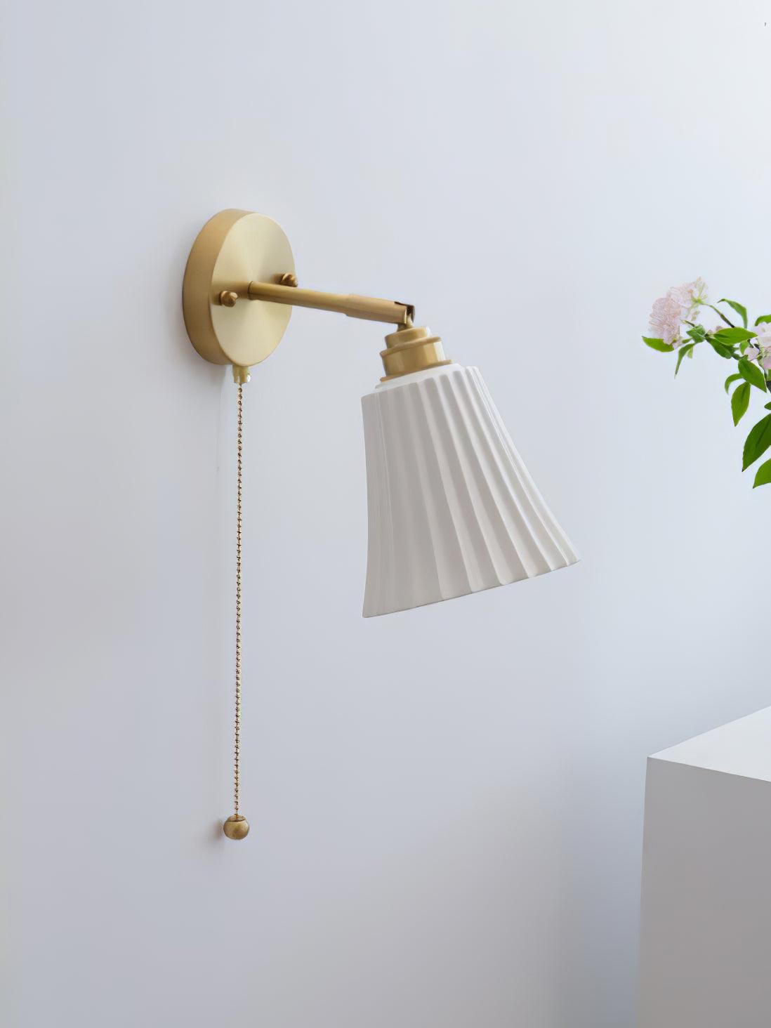 Nominex vintage vegglampi úr keramiki