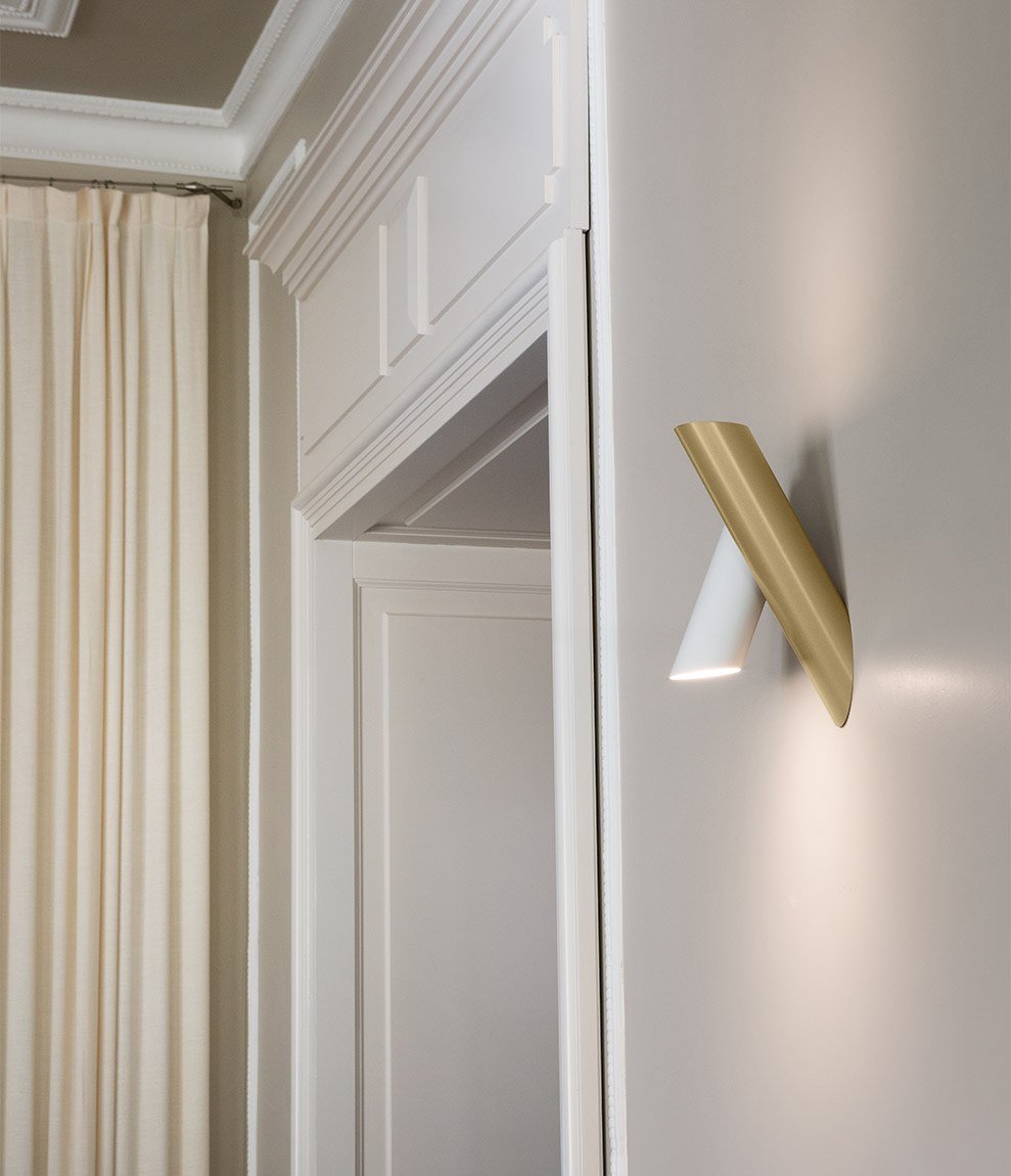 Perylis modern minimalistisk vägglampa med rör