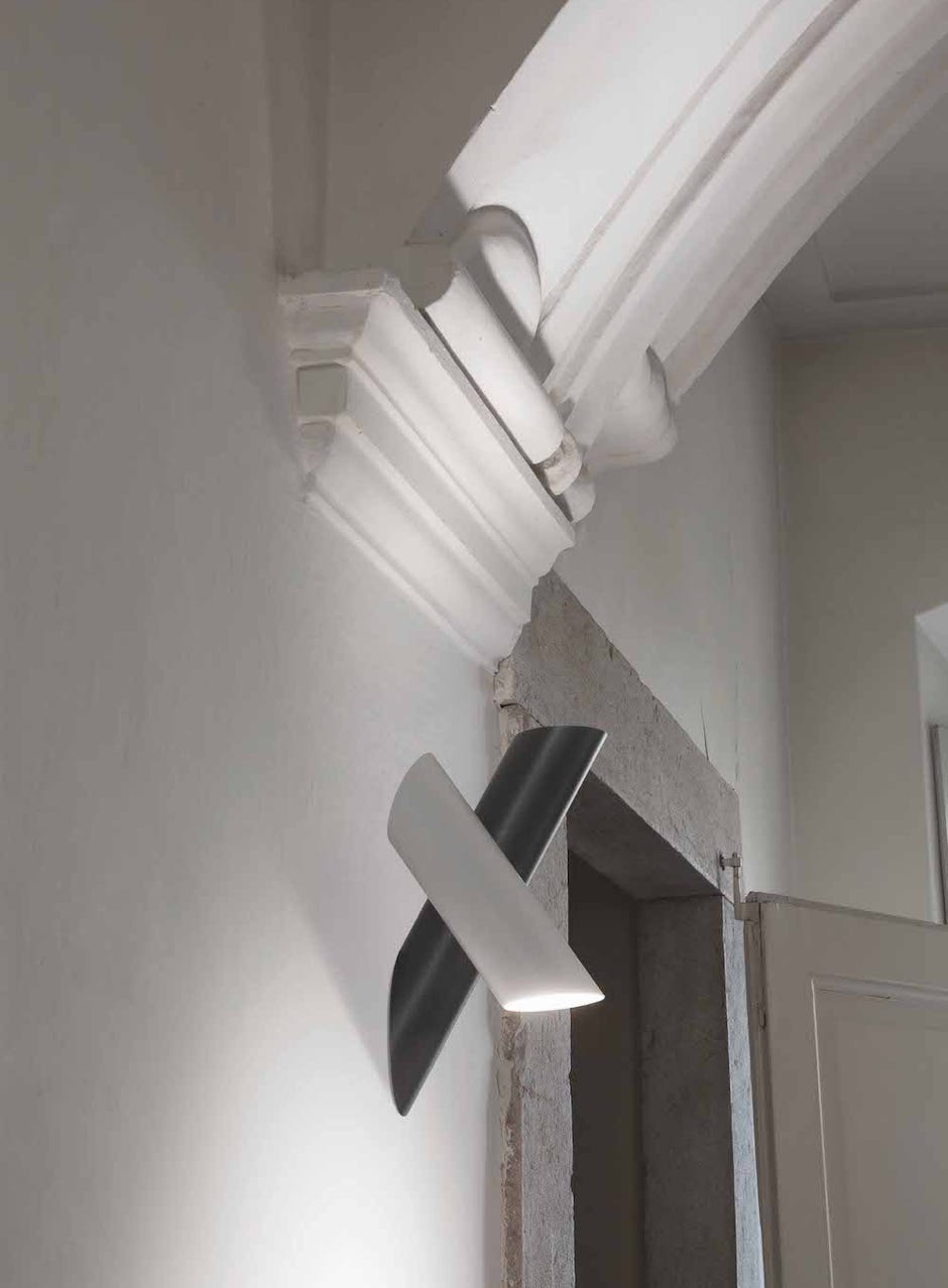 Perylis modern minimalistisk vägglampa med rör