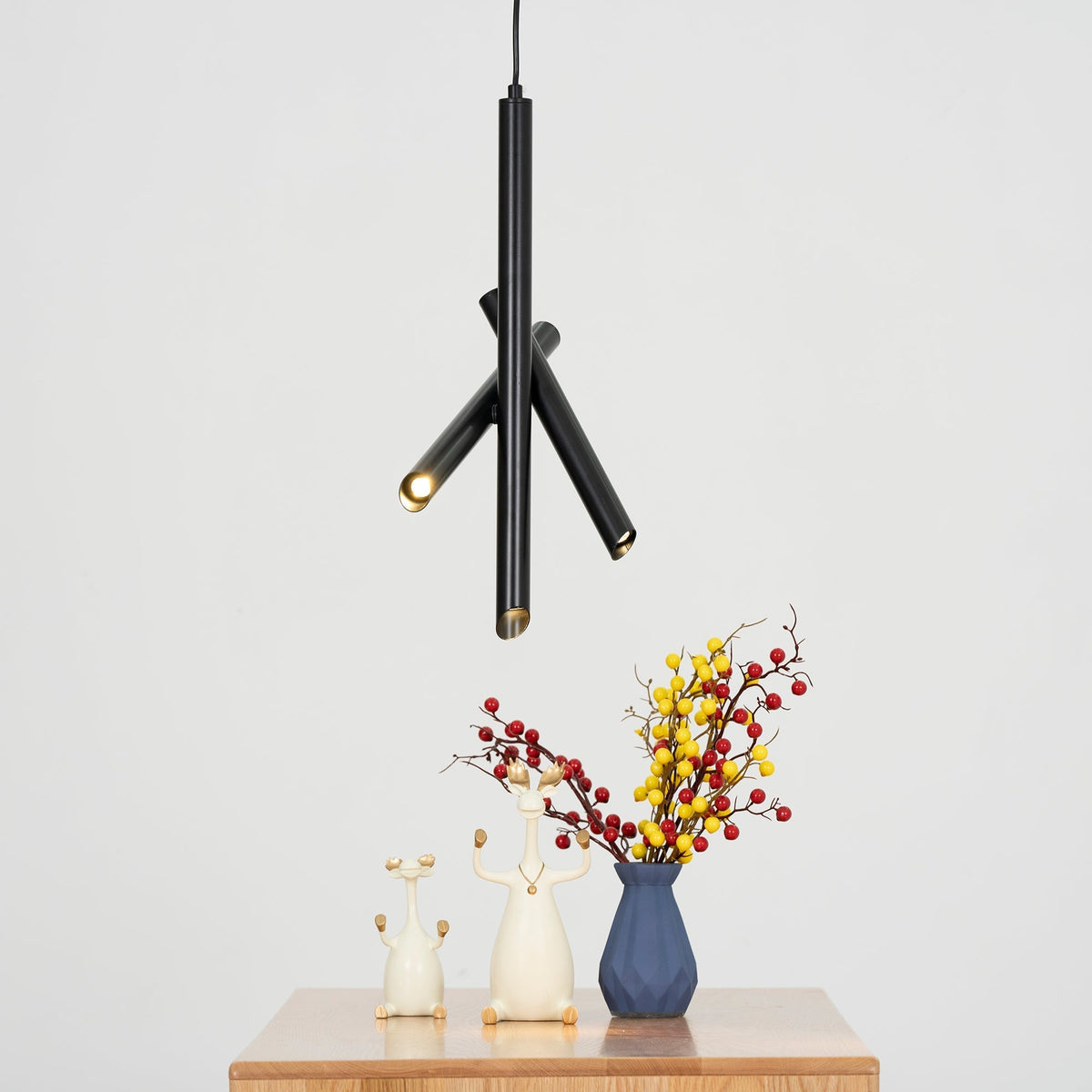 Erixon pendel med rør i aluminium, minimalistisk