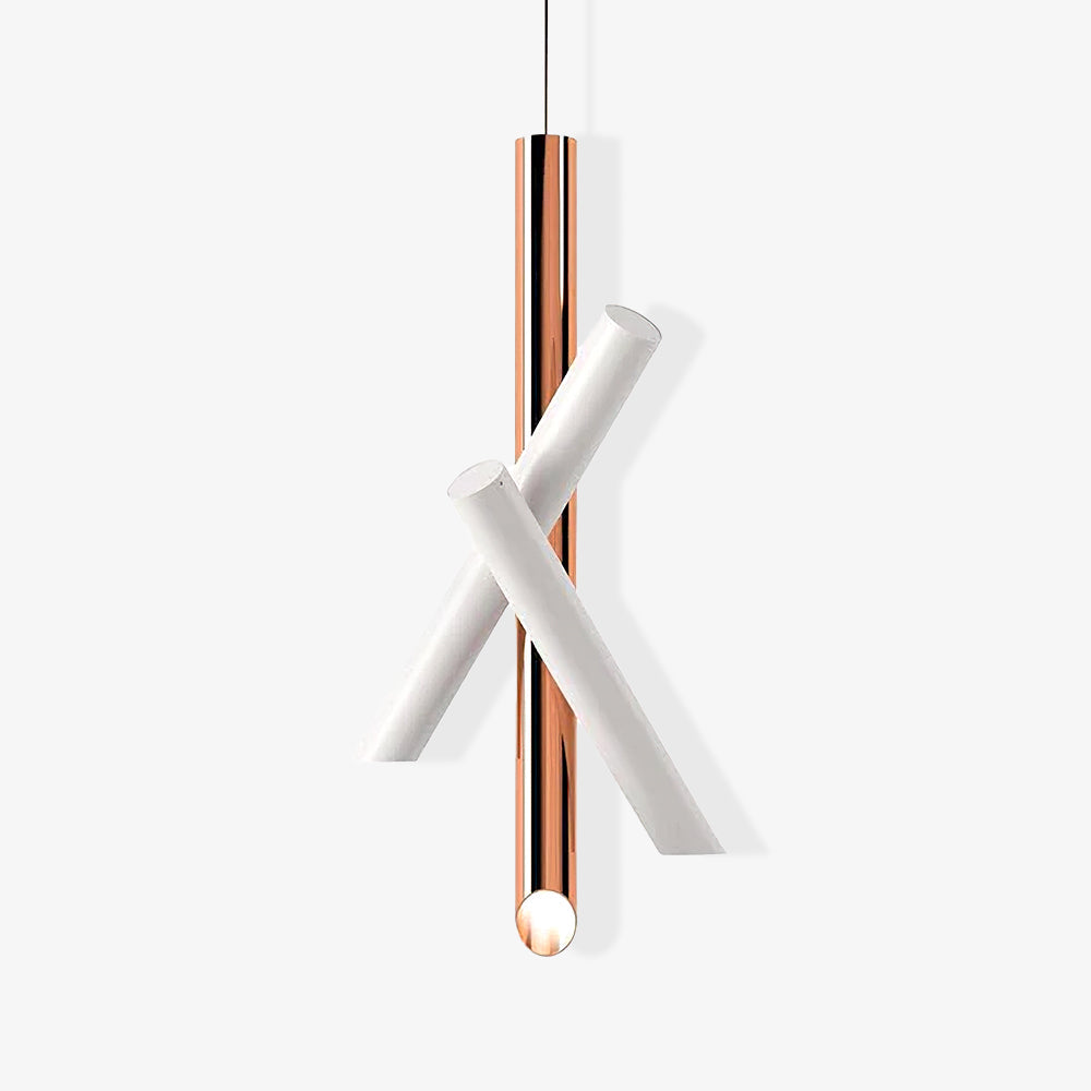 Erixon pendel med rør i aluminium, minimalistisk