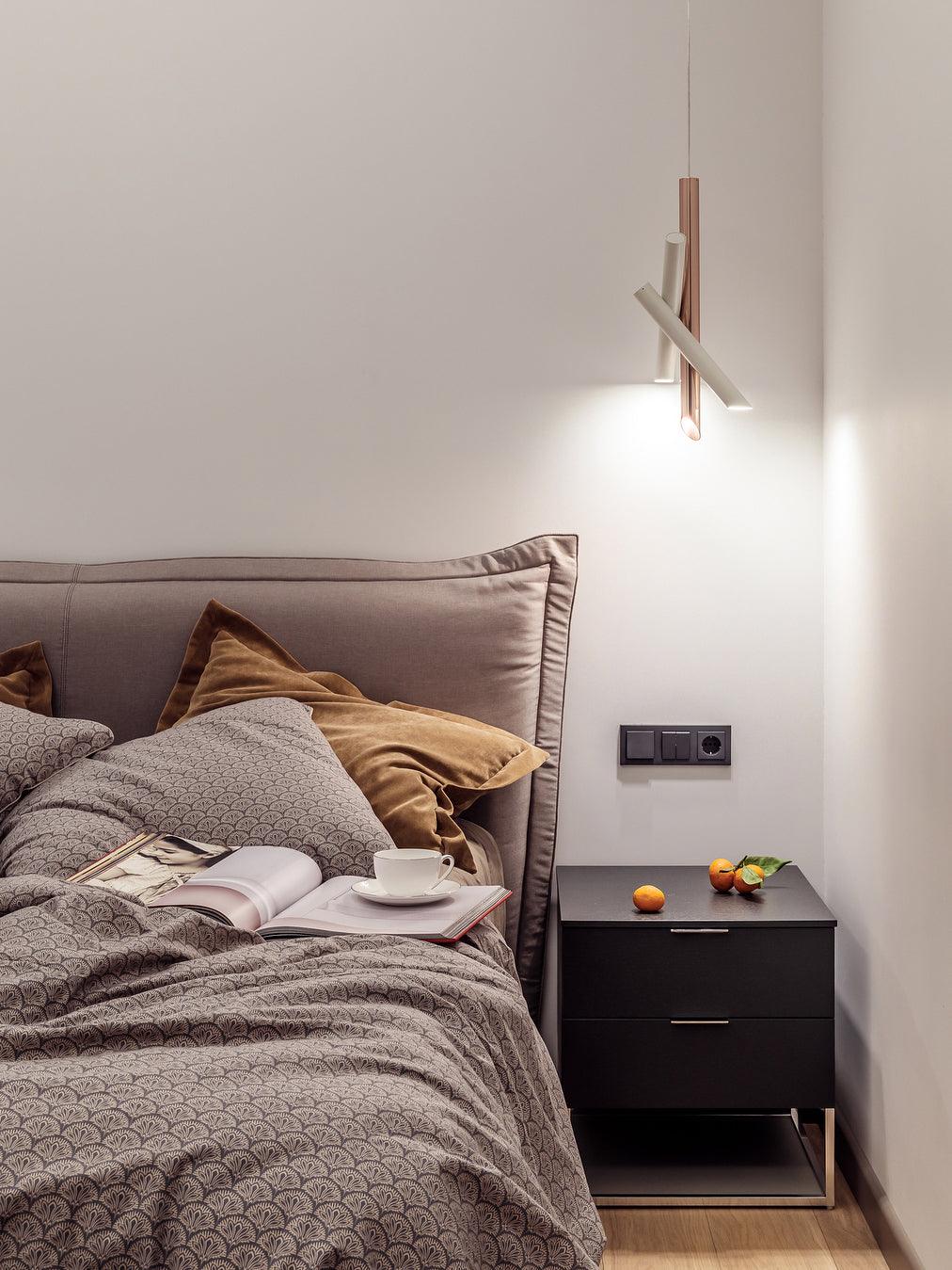 Erixon pendel med rør i aluminium, minimalistisk
