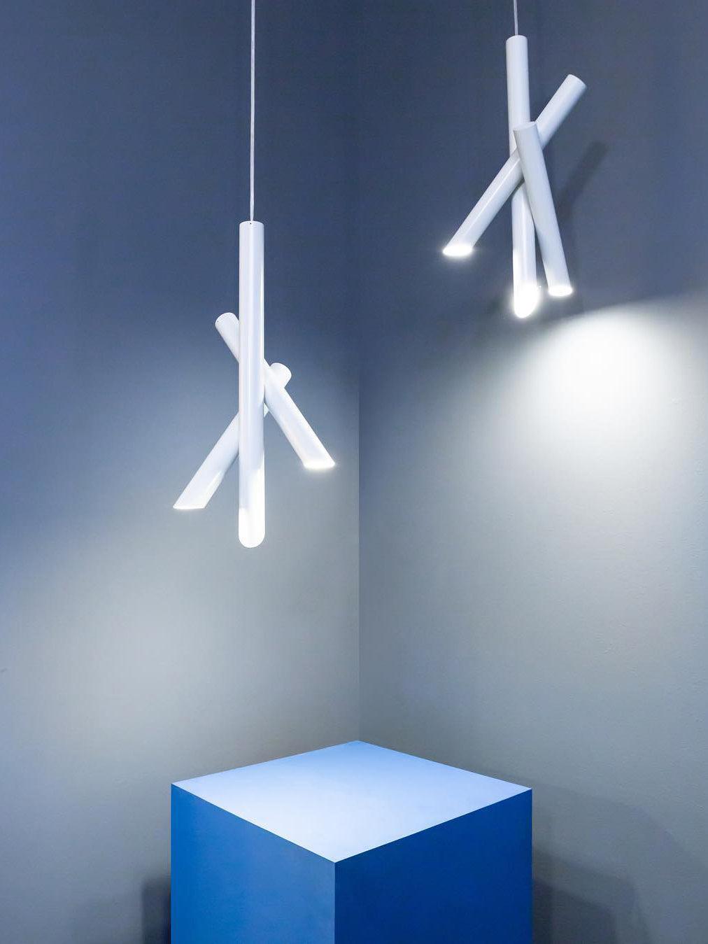 Erixon pendel med rør i aluminium, minimalistisk