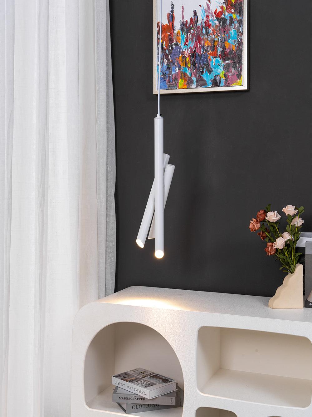 Erixon pendel med rør i aluminium, minimalistisk