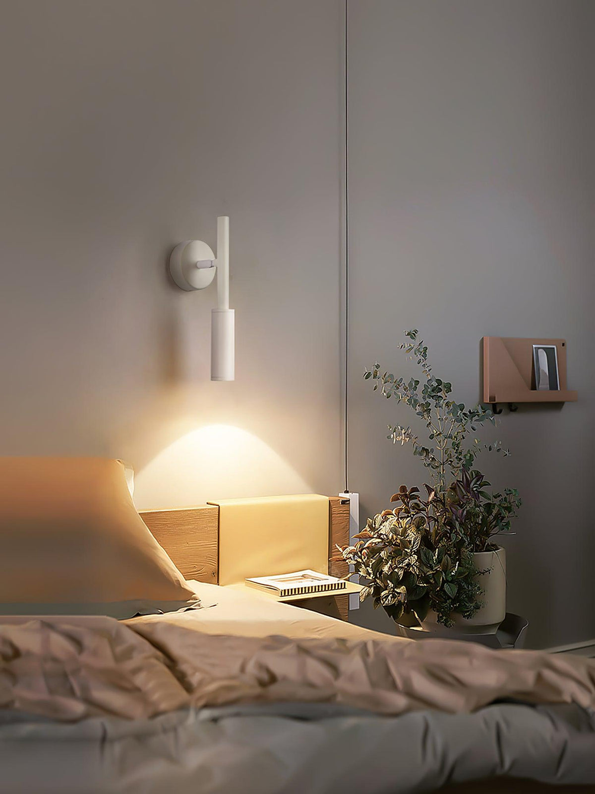 Soriielle moderne minimalistisk væglampe