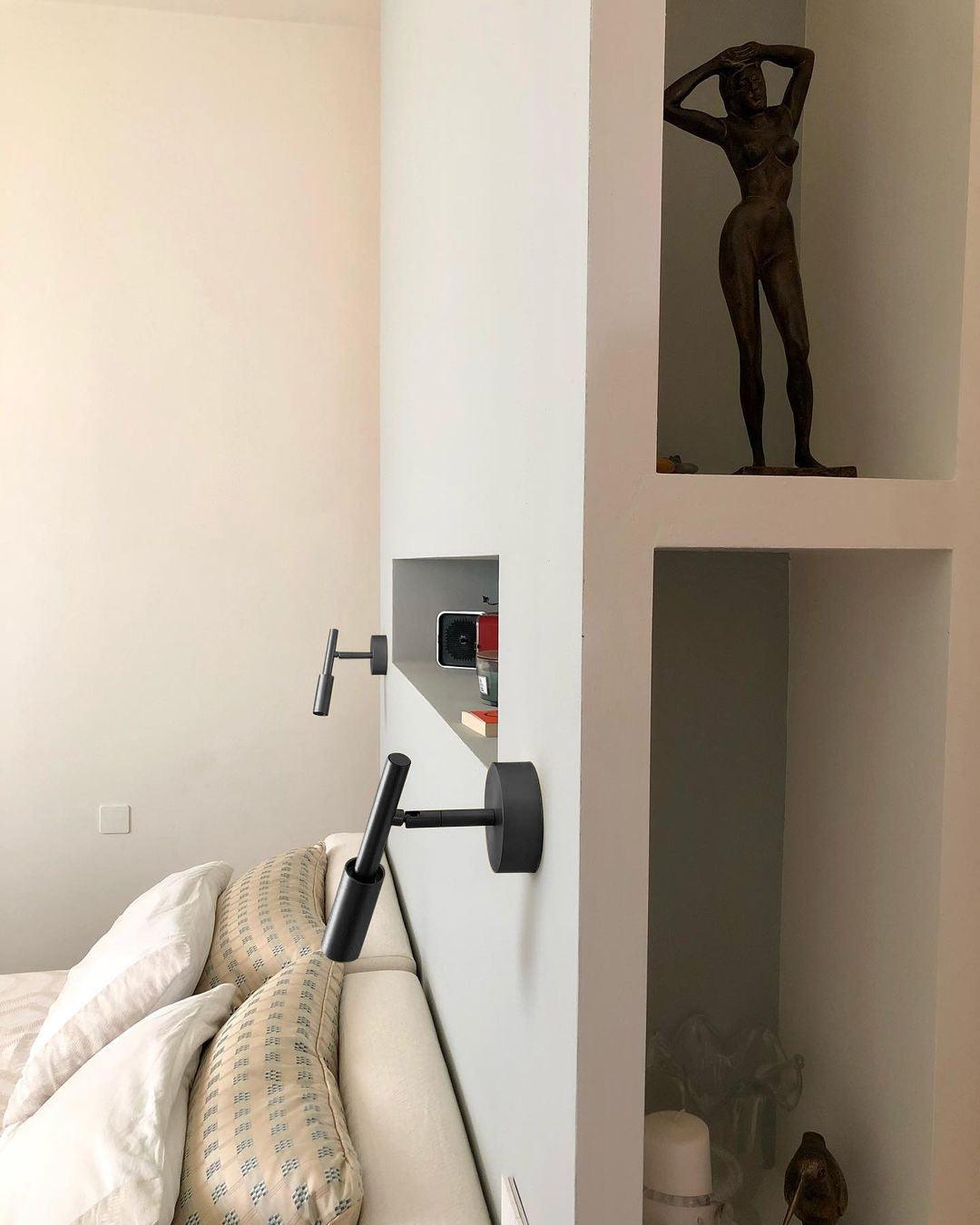 Soriielle moderne minimalistisk væglampe