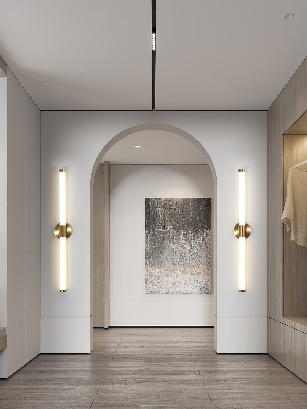Cecarir kunstnerisk lineær LED-væglampe i Tubo-design