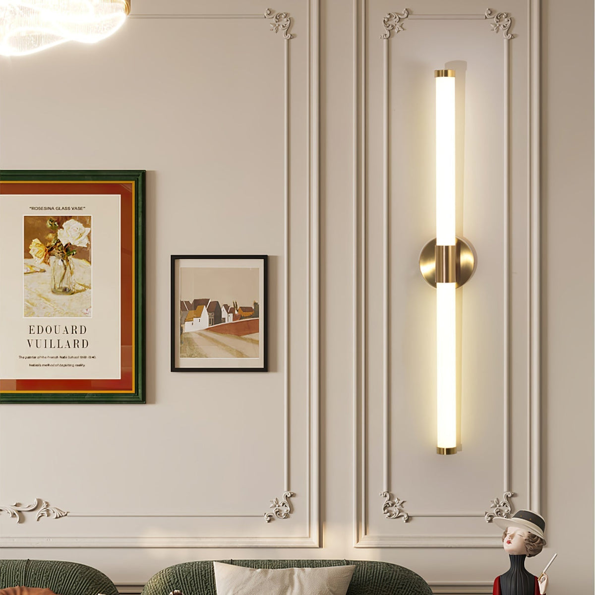 Cecarir kunstnerisk lineær LED-væglampe i Tubo-design