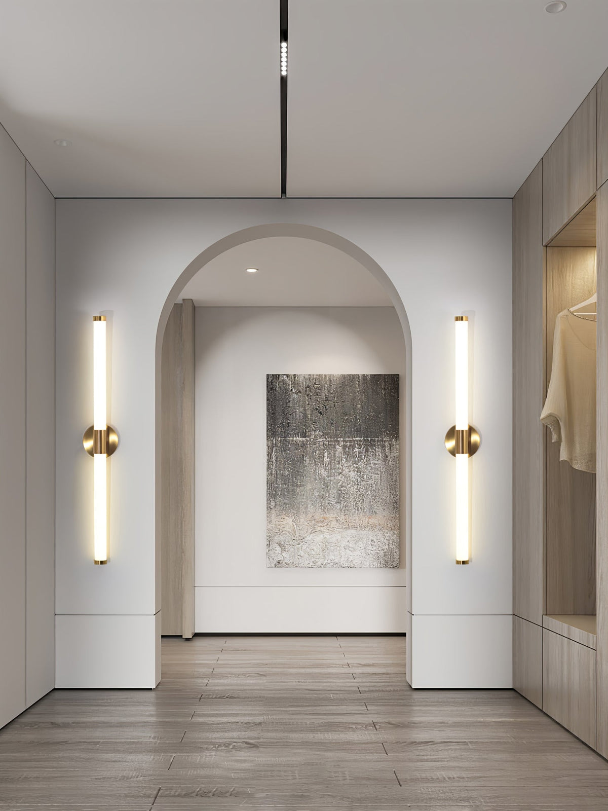 Cecarir kunstnerisk lineær LED-væglampe i Tubo-design