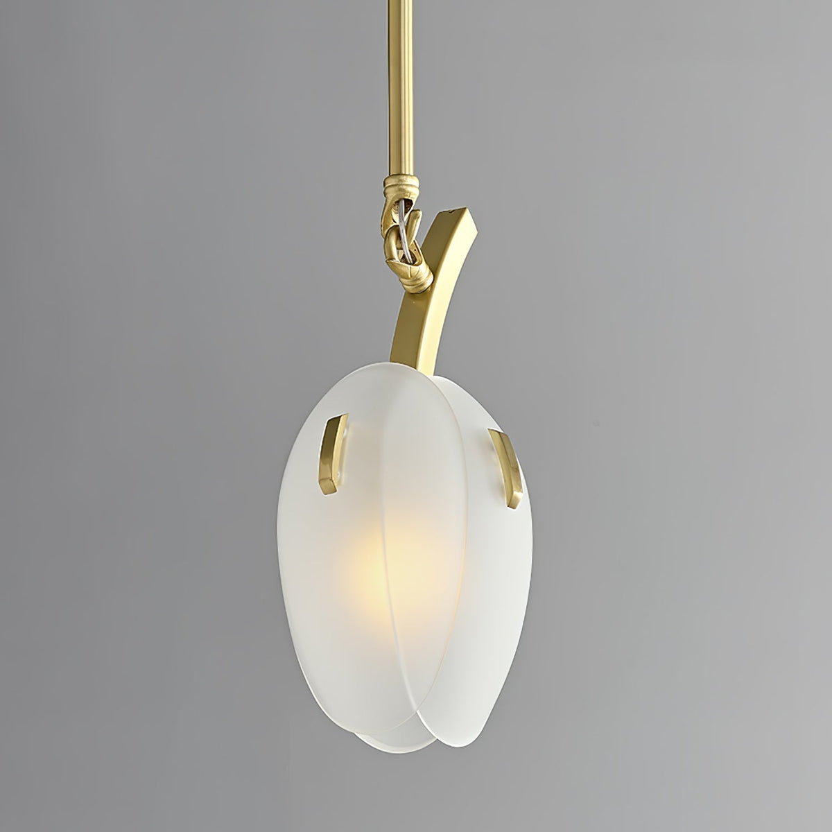 Blossom moderne glaslysekrone