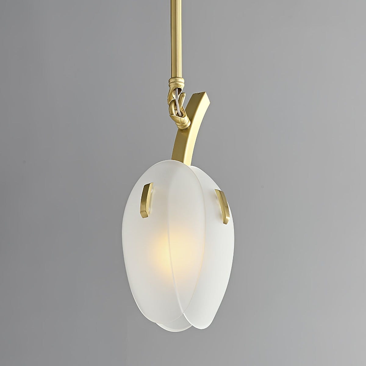 Blossom moderne glaslysekrone
