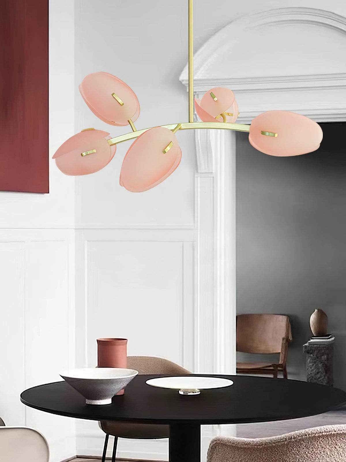Blossom moderne glaslysekrone