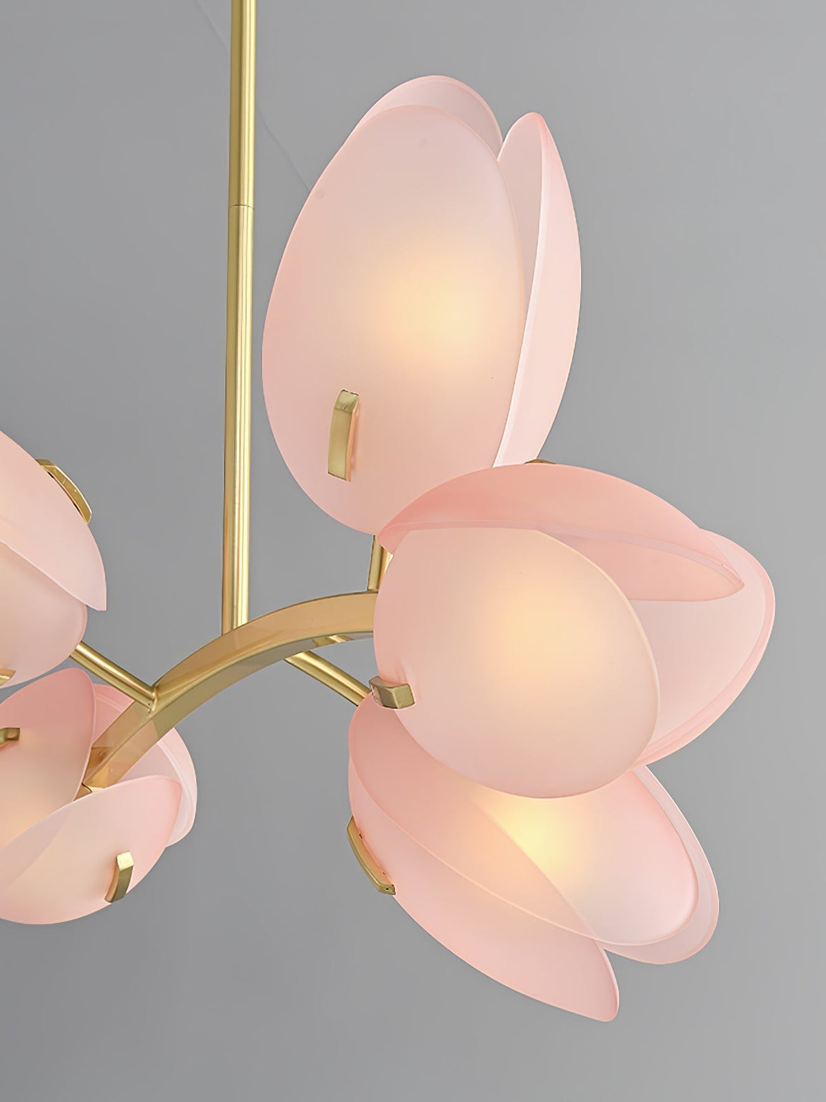 Blossom moderne glaslysekrone