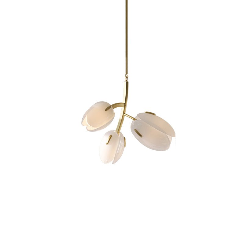Blossom moderne glaslysekrone