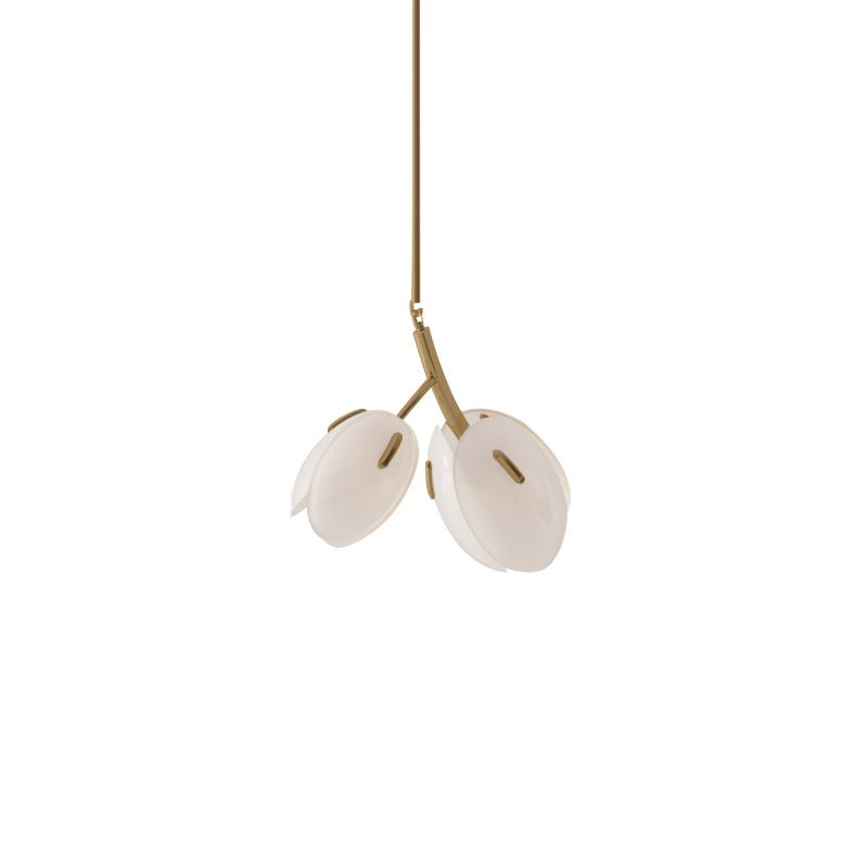 Blossom moderne glaslysekrone