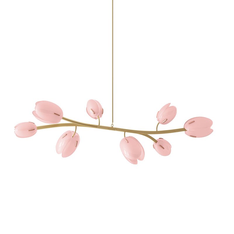 Blossom moderne glaslysekrone