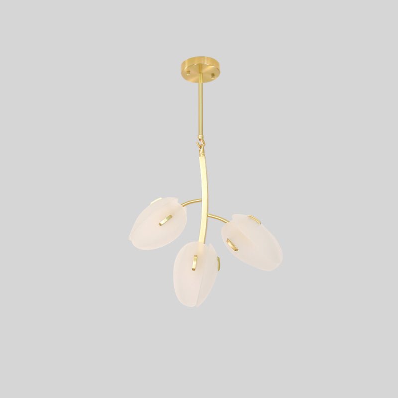 Blossom moderne glaslysekrone