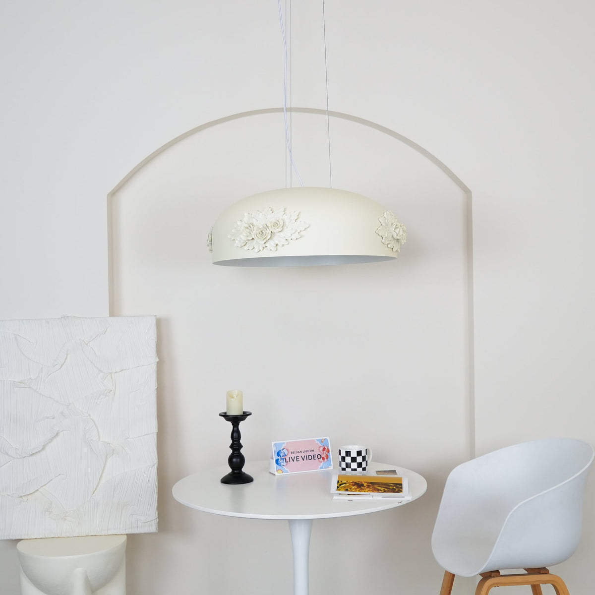 Vilaeos minimalistisk vägglampa i harts