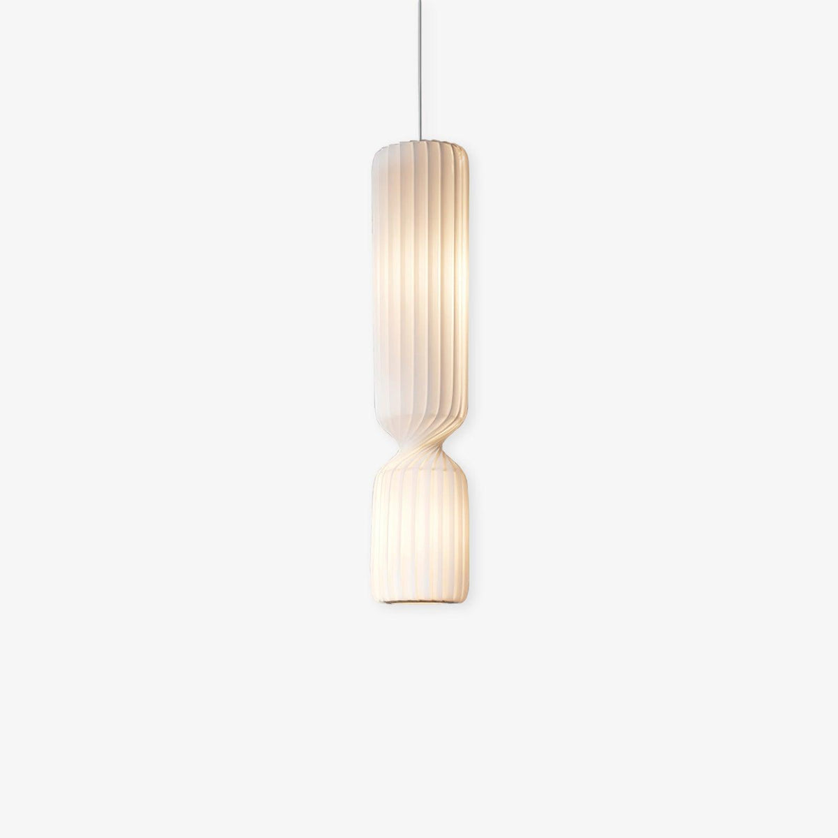 Candeeiro suspenso minimalista em PVC Twist