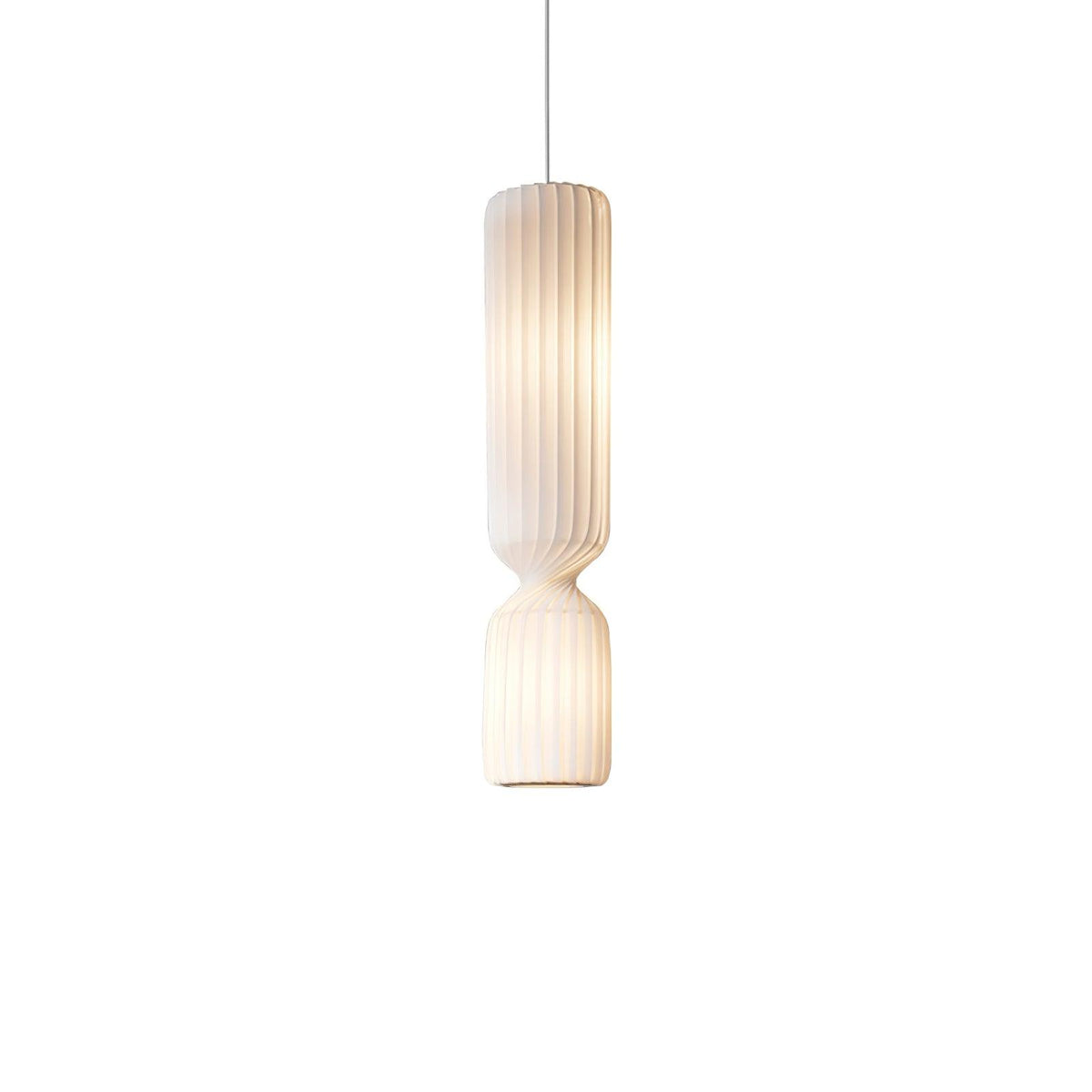 Candeeiro suspenso minimalista em PVC Twist