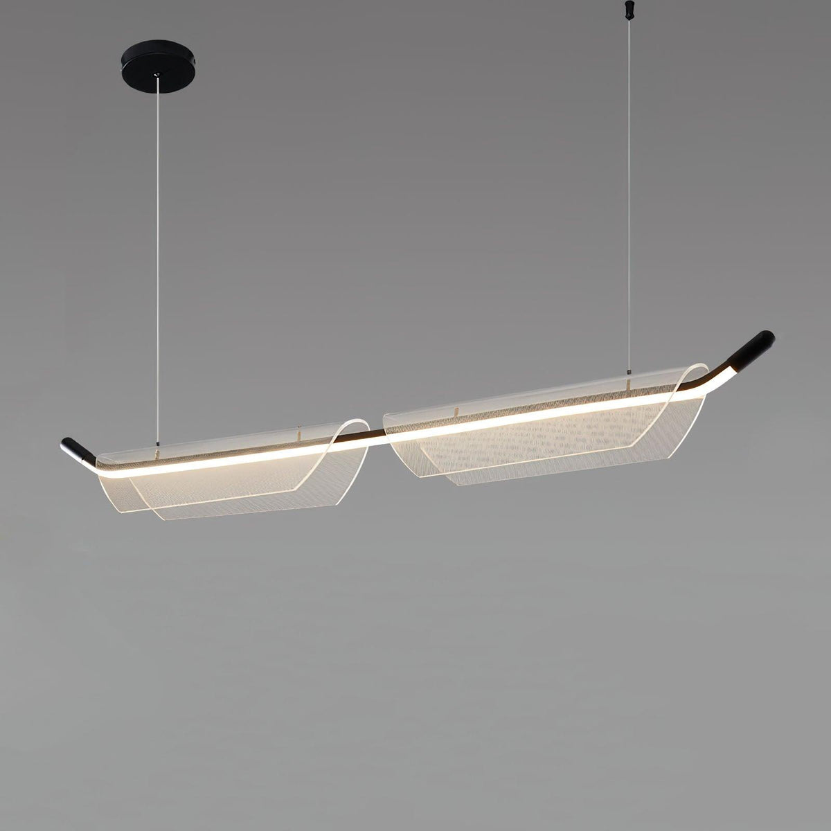 Vire minimalistisk pendellampa i akryl