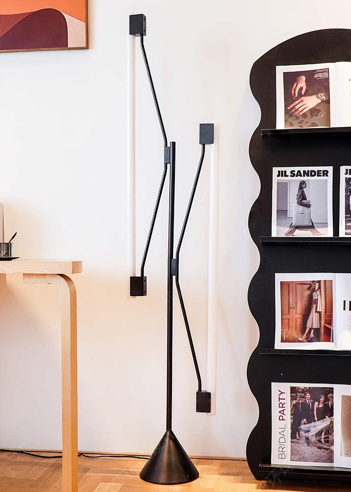 Axis gulvlampe med to rør