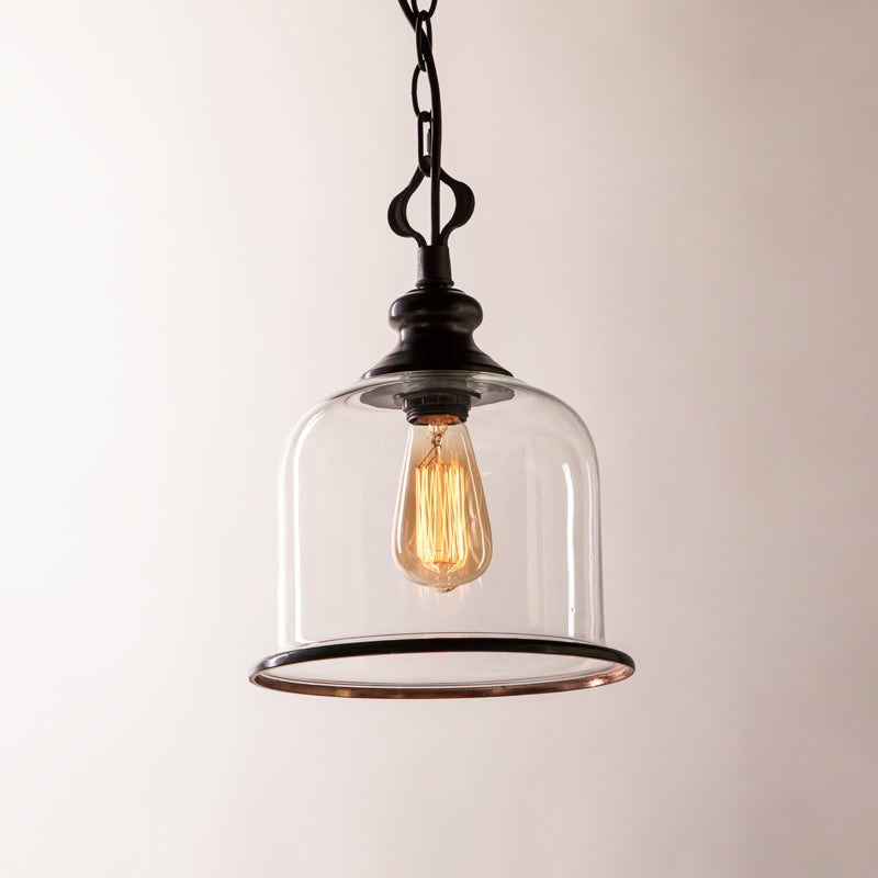 Celaniella vintage-pendel i glas med elegant udtryk