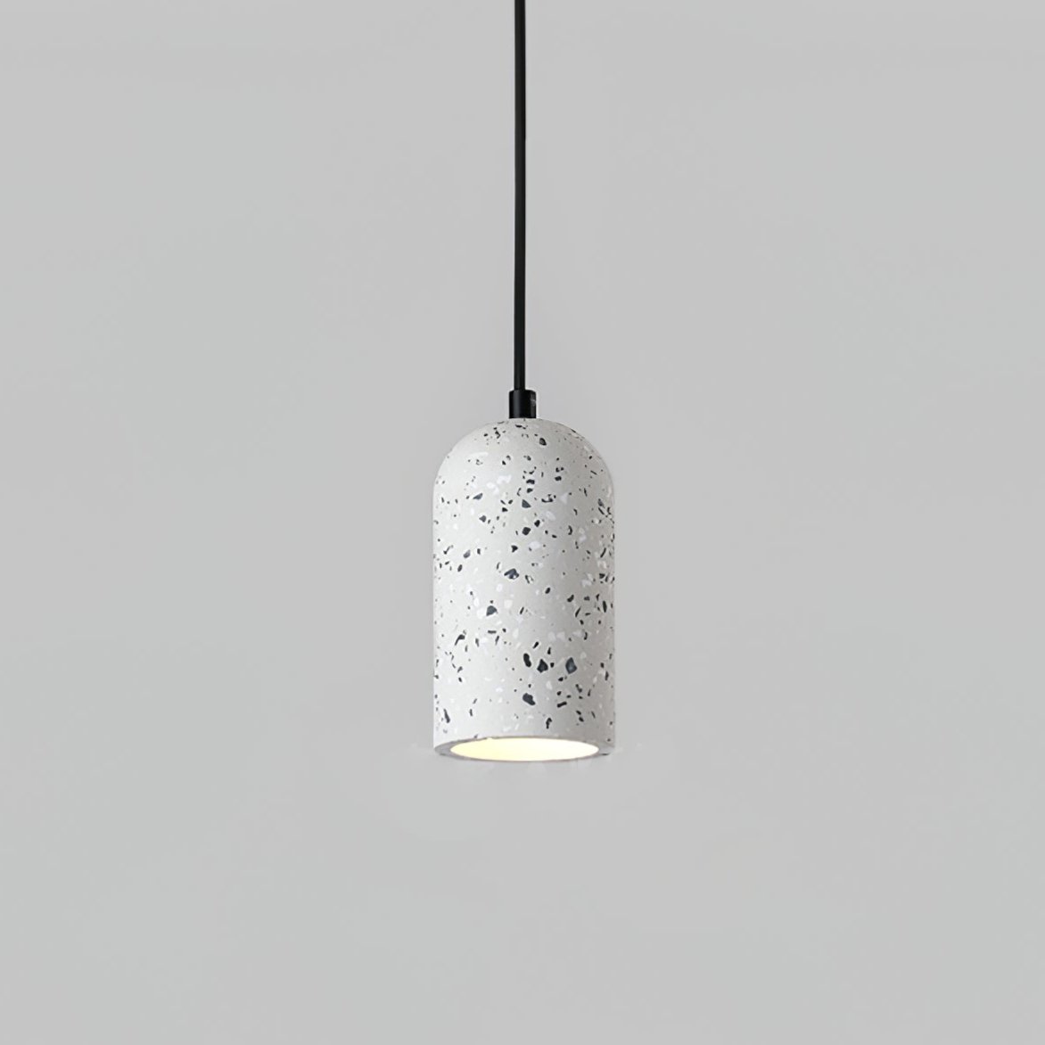 Brol industriel pendellampe i terrazzo
