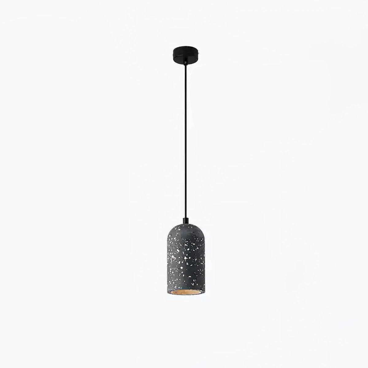 Brol industriel pendellampe i terrazzo