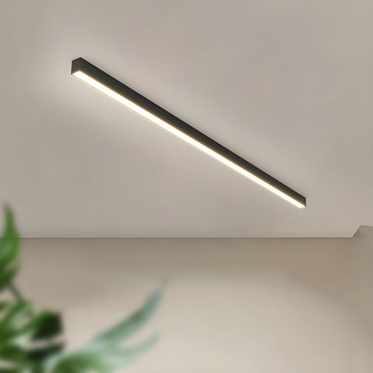Somino loftslampe lineær ultratynd minimalistisk funktionel