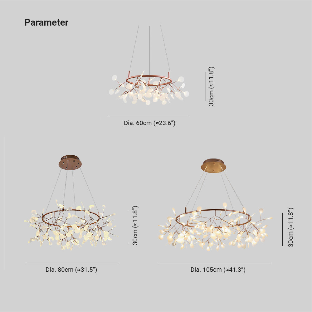 Olivia ainutlaatuinen pyöreä Sputnik-tyylinen art deco -kattokruunu, olohuoneeseen / makuuhuoneeseen