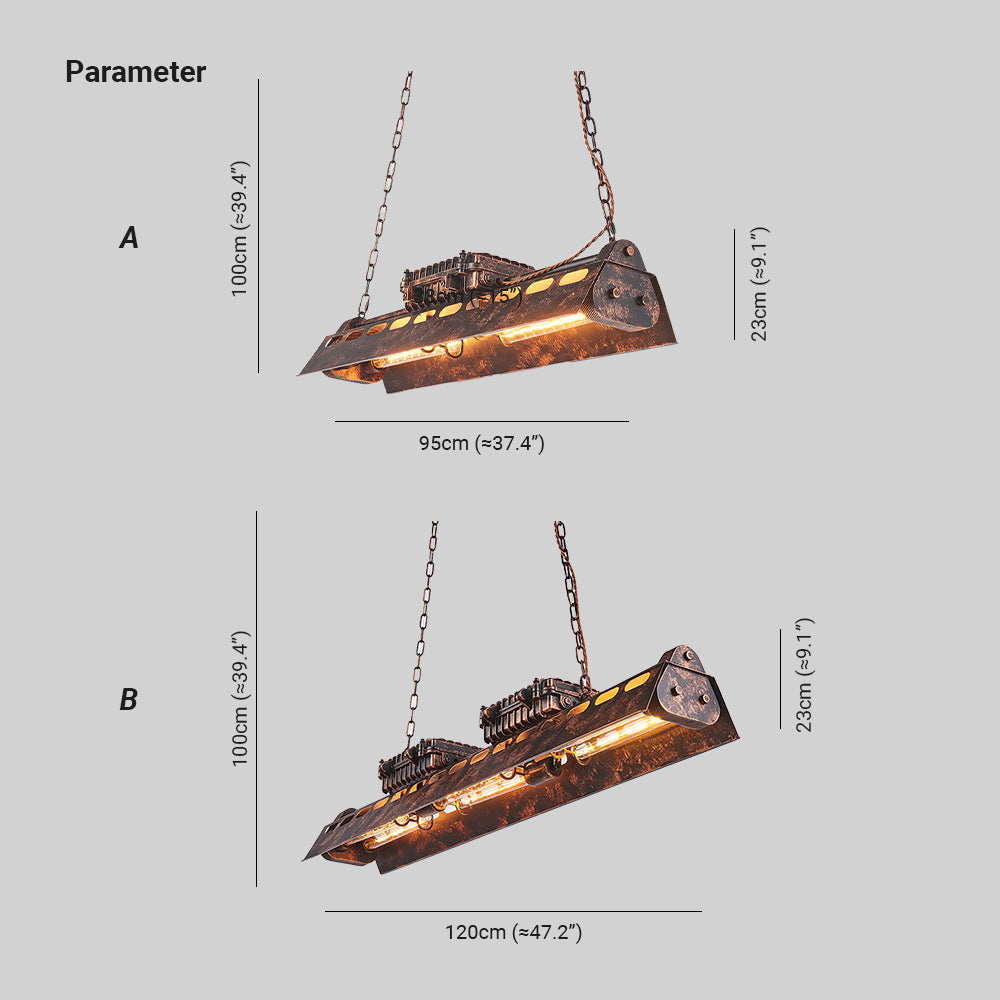 Noah Chandelier Industrial Steampunk